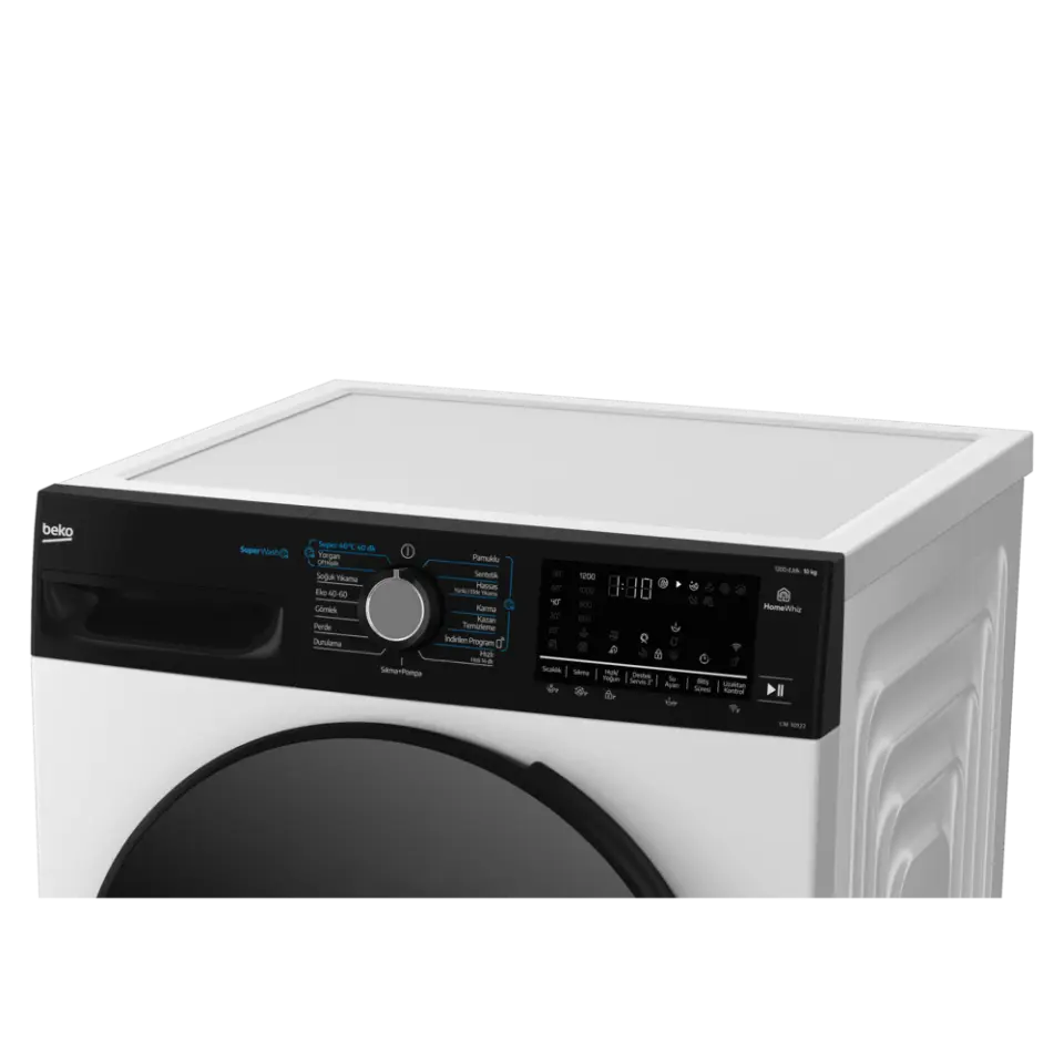 Beko CM 10122 SuperWash Teknolojili 10 Kg 1200 Devir Çamaşır Makinesi
