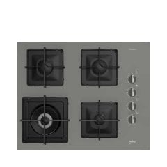 Beko BOCD K 6510 EWG Wok Gözlü Gri Cam Ankastre Ocak