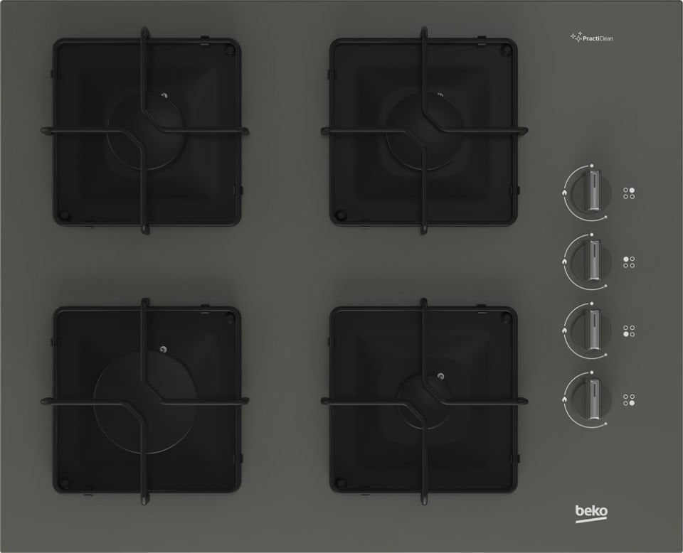 Beko BOCD K 6510 EG Gri Ankastre Ocak