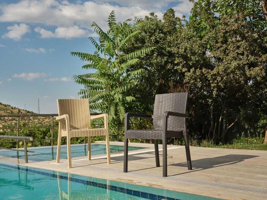 Heniver Vektor Rattan Sandalye