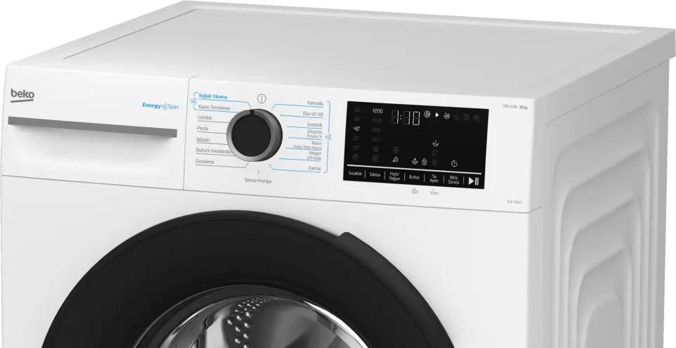 Beko CM 10121 10 Kg 1200 Devir Beyaz Çamaşır Makinesi
