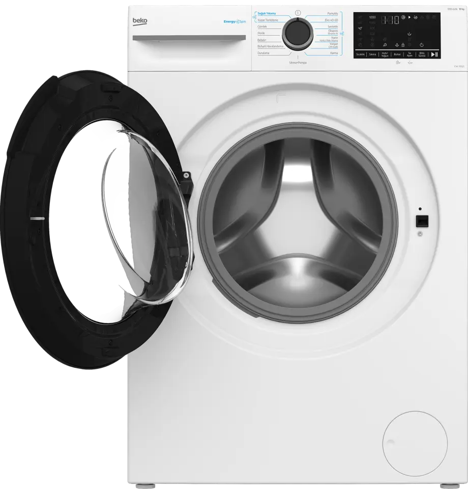 Beko CM 10121 10 Kg 1200 Devir Beyaz Çamaşır Makinesi