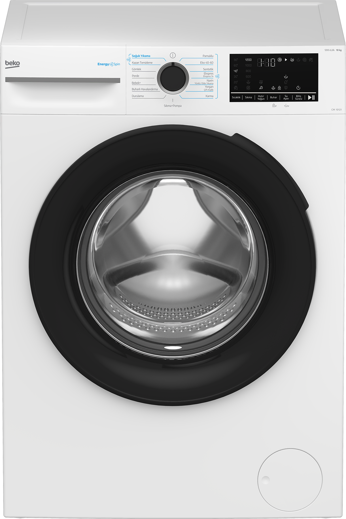 Beko CM 10121 10 Kg 1200 Devir Beyaz Çamaşır Makinesi